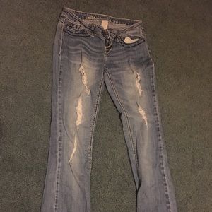Jeans size 0 distressed